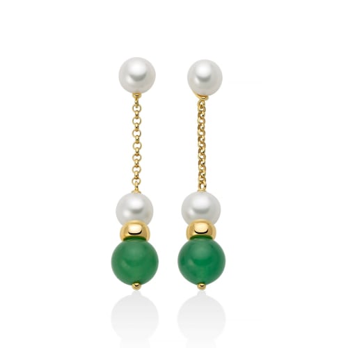 Miluna Women's Earrings The Secrets of Nature PER2850