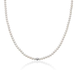 Miluna Women's Pearl Necklace PCL6747