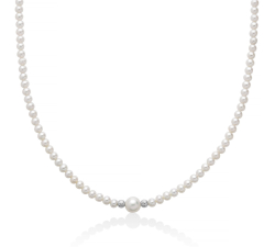 Miluna Women's Pearl Necklace PCL6748