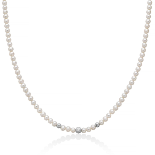 Miluna Women's Pearl Necklace PCL6749