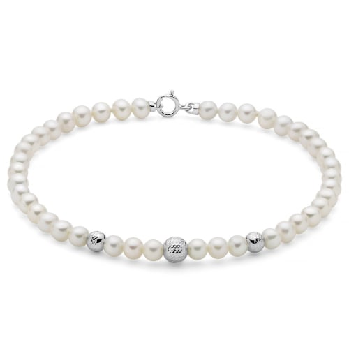 Miluna Women's Bracelet Pearls PBR3715