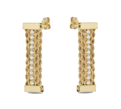 Damen-Ohrringe aus Gelbgold GL102229