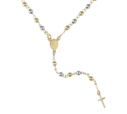 Collana Rosario Oro Bianco Giallo GL102236