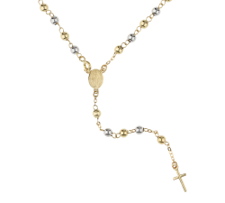 Rosenkranz-Halskette aus Weißgold GL102236