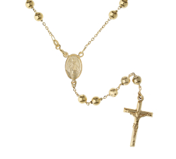 Yellow Gold Rosary Necklace GL102237