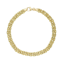 Unisex Yellow Gold Bracelet GL102240