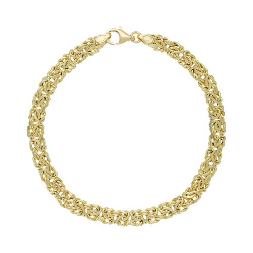 Unisex Yellow Gold Bracelet GL102240