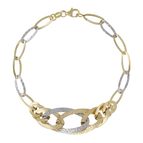 Women's Bracelet in Yellow and White Gold GL102245