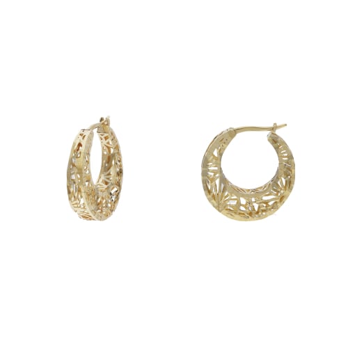 Women's Yellow Gold Earrings GL102254