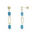 Women's Yellow Gold Earrings GL102257