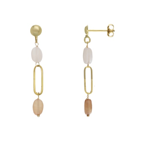 Women's Yellow Gold Earrings GL102258