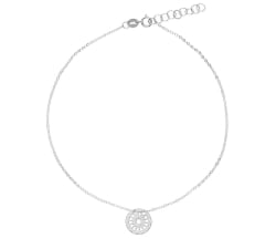 Women's White Gold Anklet GL102267