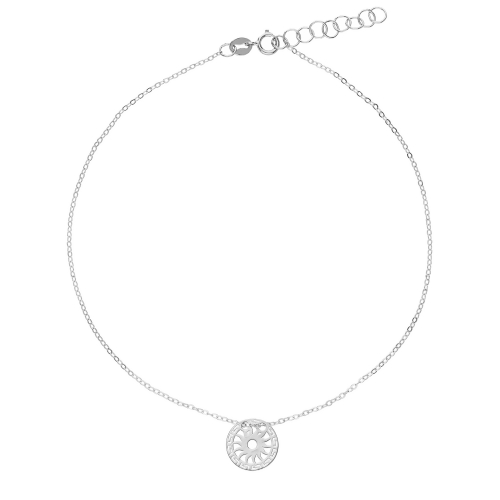 Women's White Gold Anklet GL102267