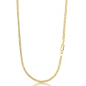 Unisex Yellow Gold Necklace GL102268