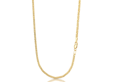 Unisex Yellow Gold Necklace GL102268