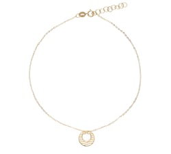 Damen-Fußkettchen aus Gelbgold GL102275