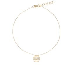 Damen-Fußkettchen aus Gelbgold GL102276