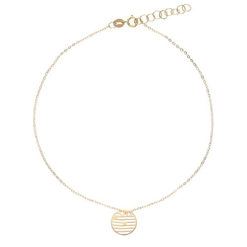 Damen-Fußkettchen aus Gelbgold GL102276