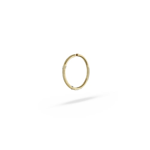 Yellow Gold Nose Hoop Piercing GL102279