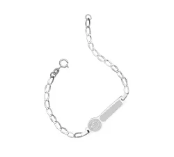 Bracciale Bimbi Oro Bianco GL102299