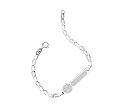 Weißgoldenes Kinderarmband GL102299