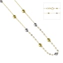 Collana Unisex Oro Bianco Giallo GL102302