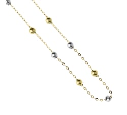 Collana Unisex Oro Bianco Giallo GL102302