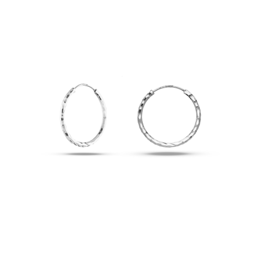 Women's White Gold Earrings GL102305