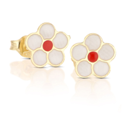 Women's Yellow Gold Earrings GL102325