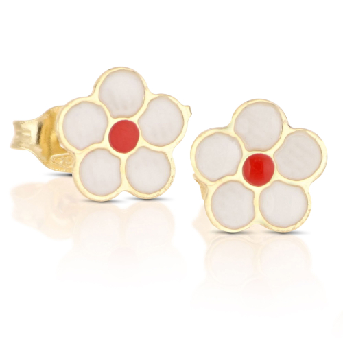 Women's Yellow Gold Earrings GL102325