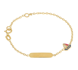 Gelbgoldenes Kinderarmband GL102329