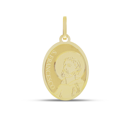 Saint Francis Pendant Yellow Gold GL102333
