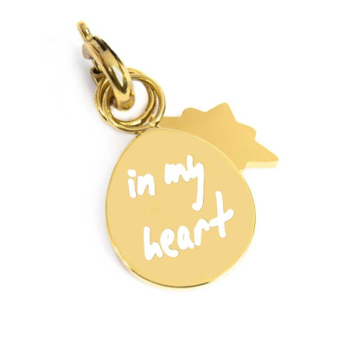 Marlù in my heart charm and compass rose 25CH0014G