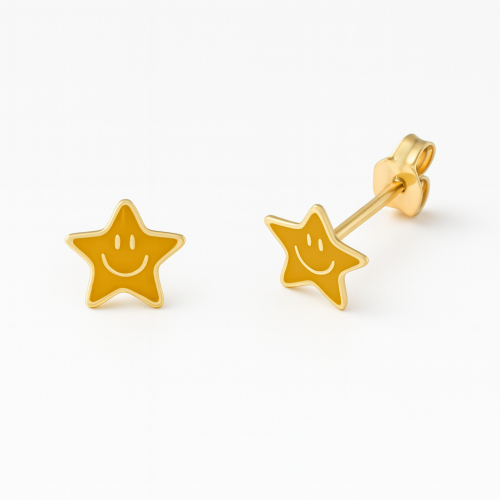 Damen-Ohrringe aus Gelbgold GL102340