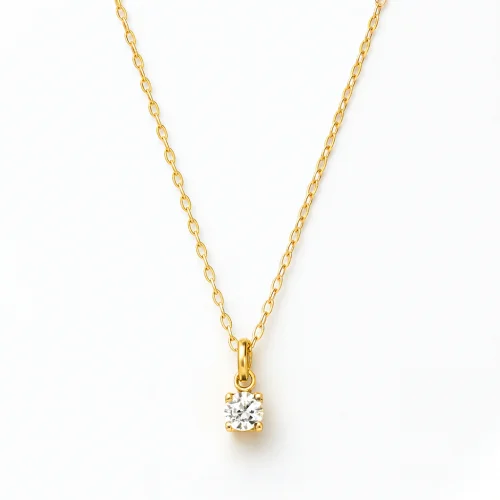 Damen-Halskette aus Gelbgold GL102345