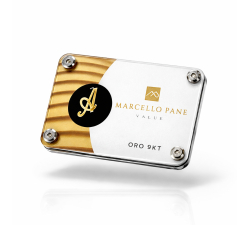 Marcello Pane Value 9kt Gold Initial Letter Blister
