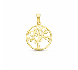 Lebensbaum-Anhänger Gelbgold GL102352