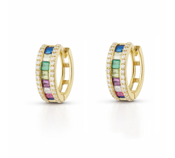 Women's Yellow Gold Earrings GL102359