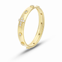 Women's Rosary Ring in Yellow Gold GL102364