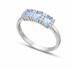 Anello Donna Oro Bianco GL102369