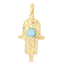 Ciondolo mano di Fatima oro giallo 803321713686