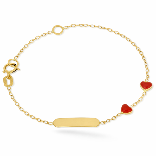 Yellow gold girl's bracelet 803321710417