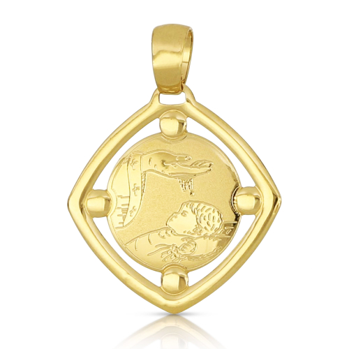Taufmedaillen-Anhänger Gelbgold 803321714896