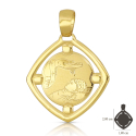Medaglia Ciondolo da Battesimo Oro Giallo 803321714896