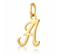 Initial Letter Name Pendant Yellow Gold 803321726501
