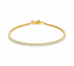 Damen-Tennisarmband aus Gelbgold GL101891