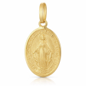 Ciondolo Madonna Miracolosa Oro Giallo GL102382