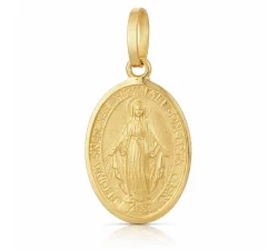 Ciondolo Madonna Miracolosa Oro Giallo GL102382