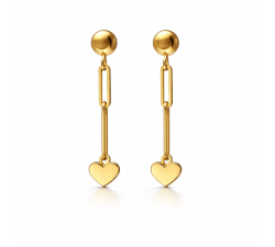 Damen-Ohrringe aus Gelbgold GL102389