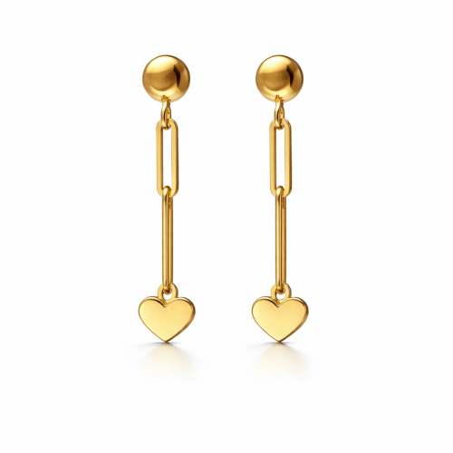 Damen-Ohrringe aus Gelbgold GL102389